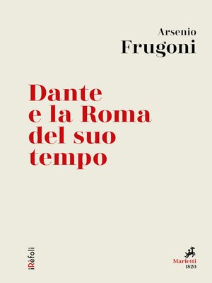 cover image of Dante e la Roma del suo tempo